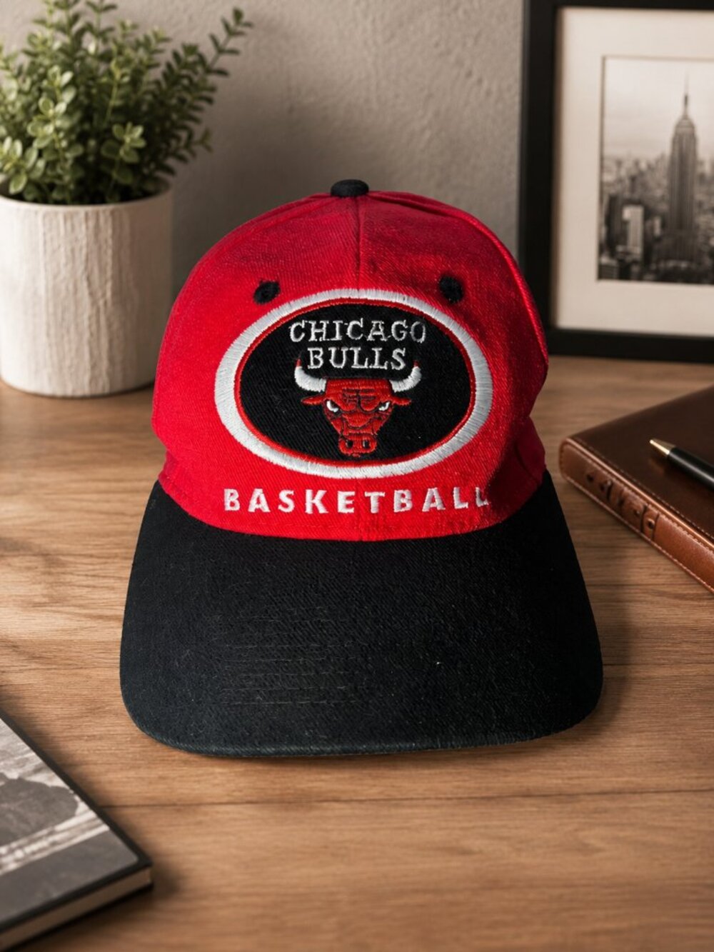 Vintage Drew Pearson Chicago Bulls NBA Snapback Hat